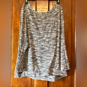 Loft heather purple sweater